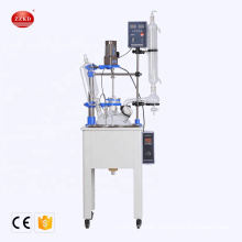 20L Single Layer Glass Reactor with Water Bath for Lab